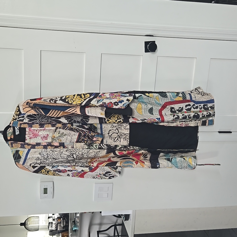 Zara Limited Edition Multi-Print / Patchwork Sati… - image 7